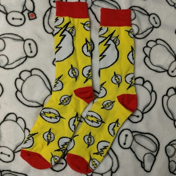 NWOT DC Comics Reverse Flash Socks - Picture 2 of 3
